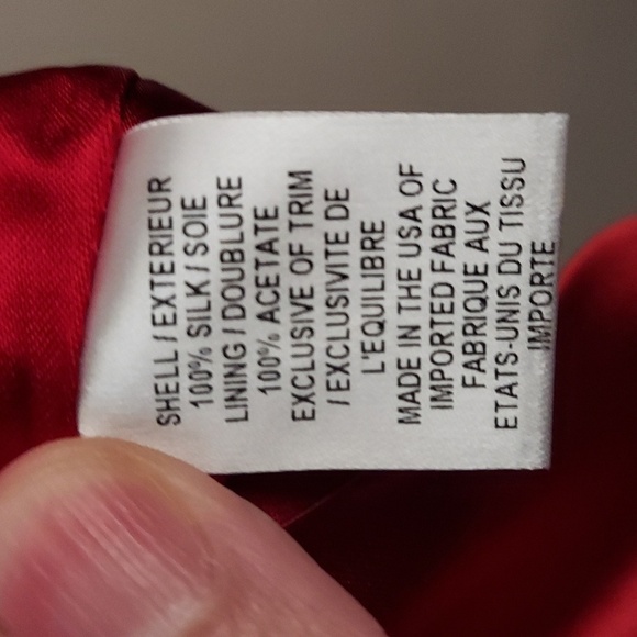 MILLY Ruby Red Sweetheart Silk Dress - Picture 13 of 16